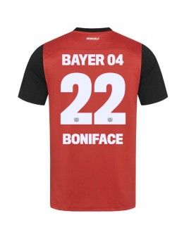 Moški Nogometna dresi replika Bayer Leverkusen Victor Boniface #22 Domači 2024-25 Kratek rokav